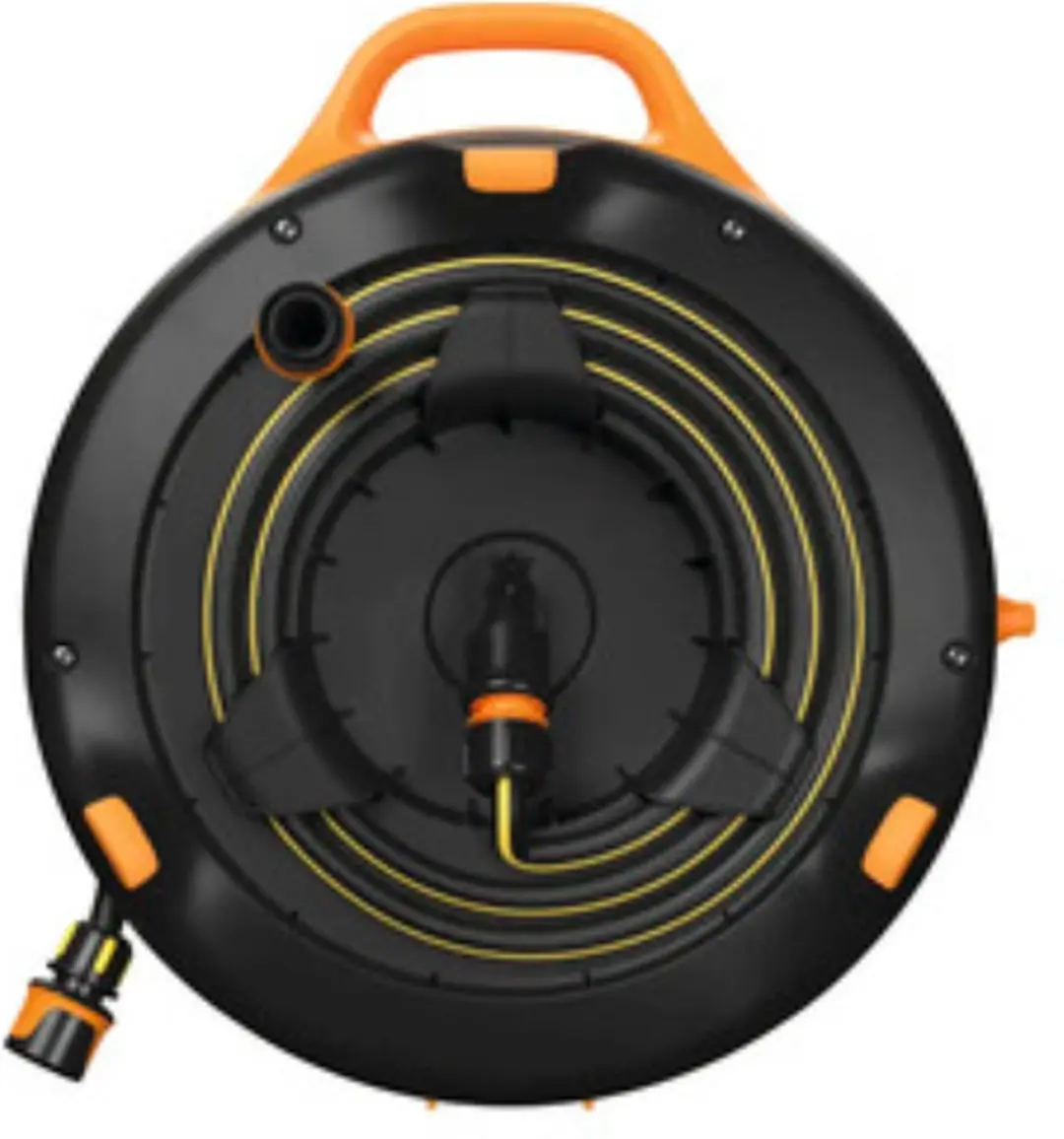 Fiskars Comfort Waterwheel Slanghaspel 9mm 15m - Zwart/Oranje