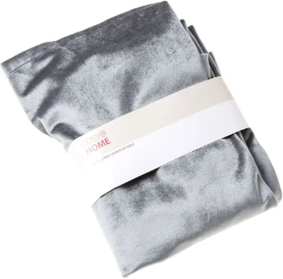Cosy&Trendy Tafelloper Velvet Donker Grijs 40x180cm