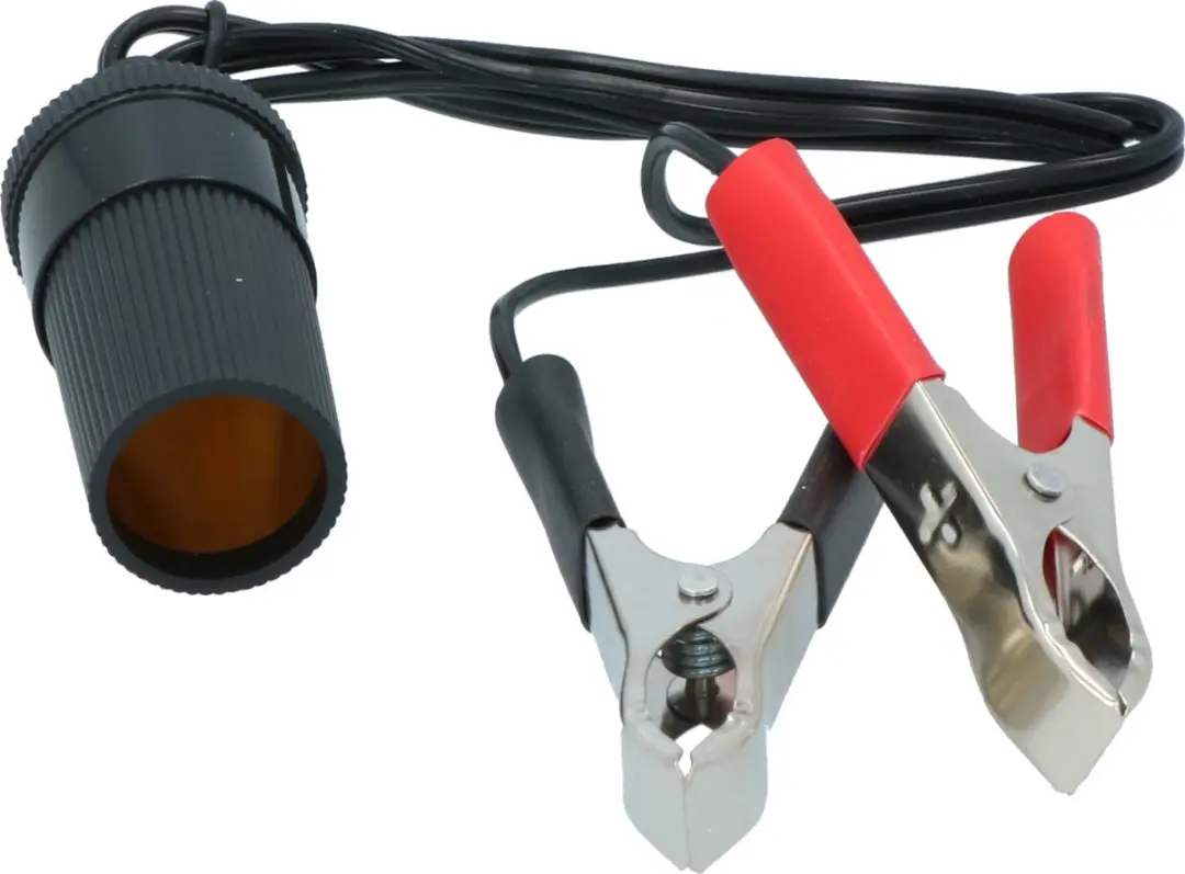 Carpoint Stekkerdoos Accuklemmen 12V 10A 523416 - Zwart