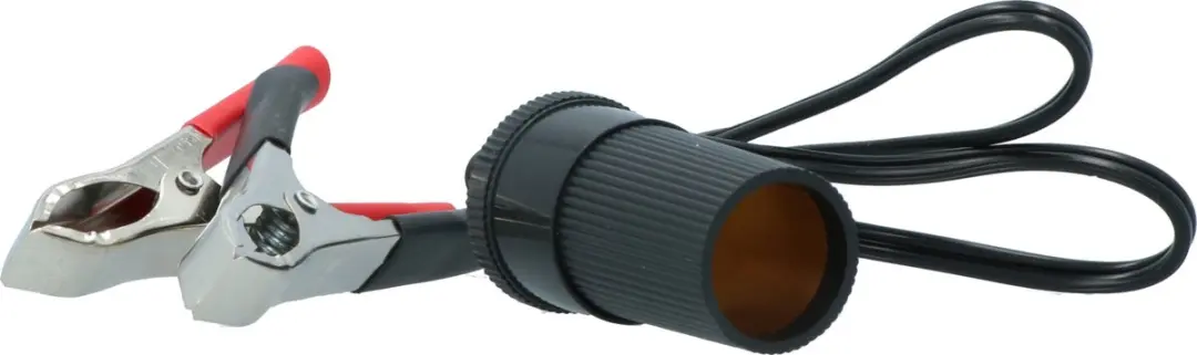 Carpoint Stekkerdoos Accuklemmen 12V 10A 523416 - Zwart