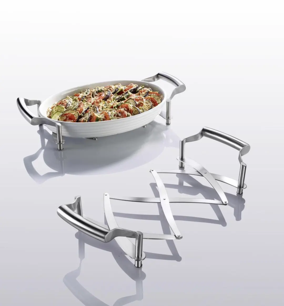 Westmark Flexi Onderzetter 25,5x21,5cm - RVS - Transparant - afbeelding 3 van 4