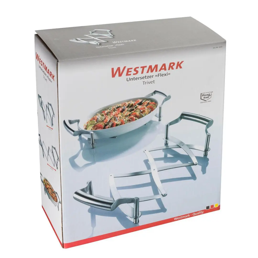 Westmark Flexi Onderzetter 25,5x21,5cm - RVS - Transparant - afbeelding 4 van 4