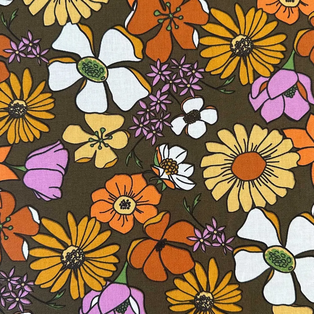 BINK Bedding Flower Power Tafelzeil - 150x145cm - Acryl Gecoat Katoen