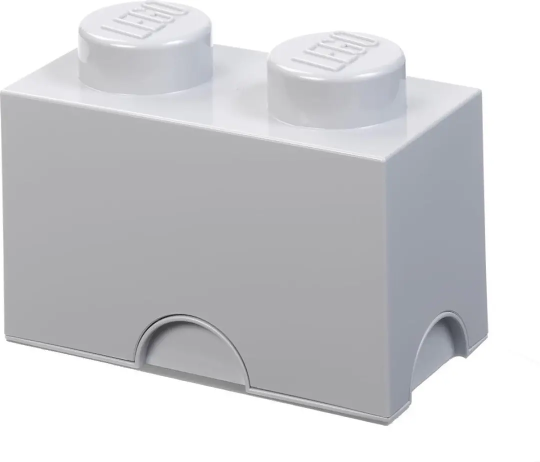 LEGO Brick 2 Opbergbox - 2.7L Grijs - afbeelding 6 van 6