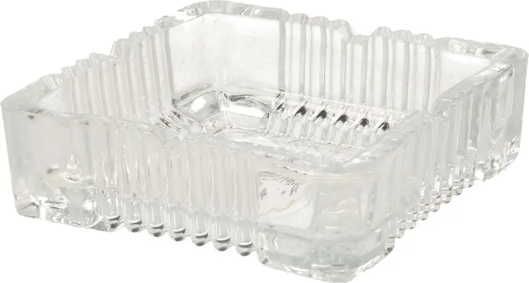 Excellent Houseware Asbak Transparant Glas 10x10cm