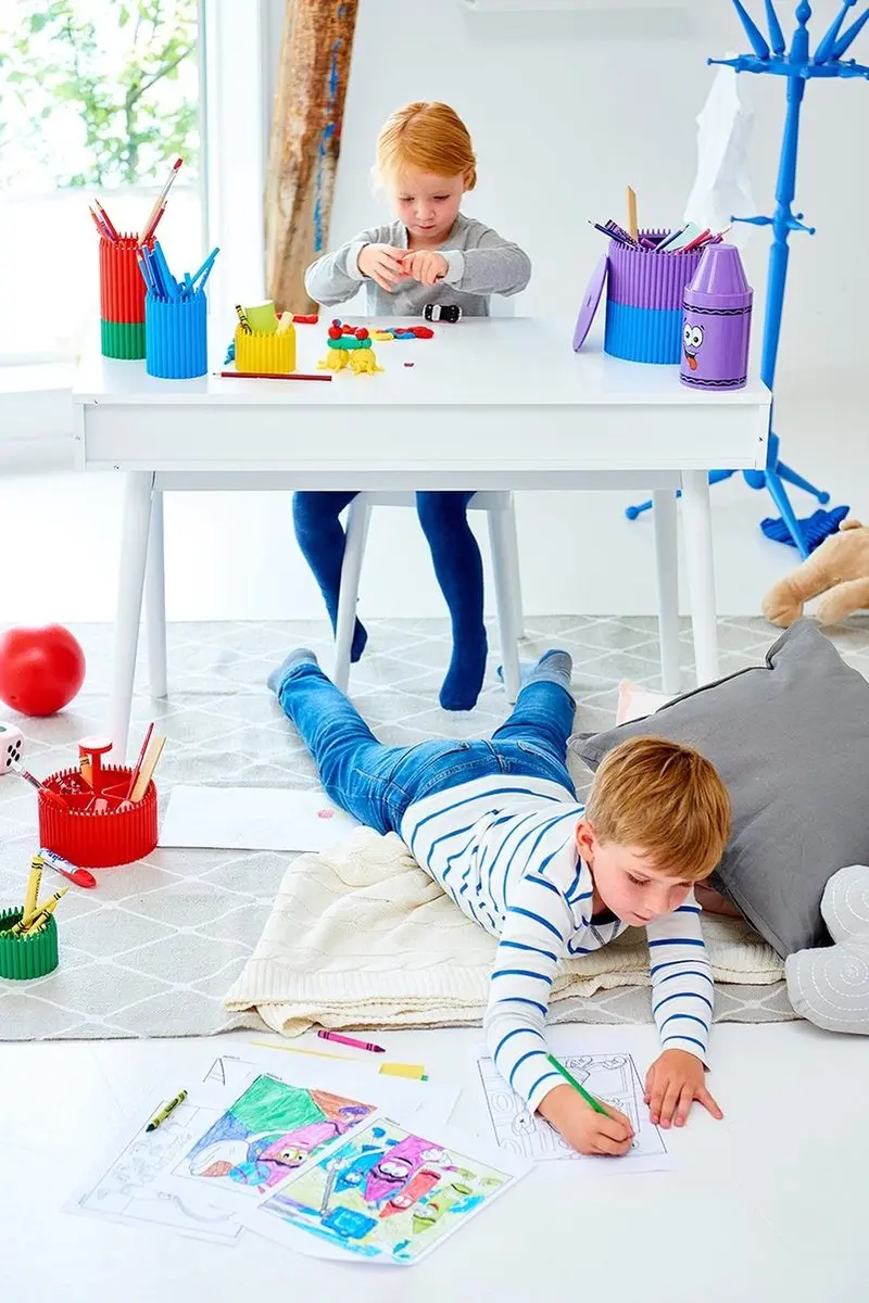 Crayola Bureauorganizer met Deksel - Paars - afbeelding 6 van 6
