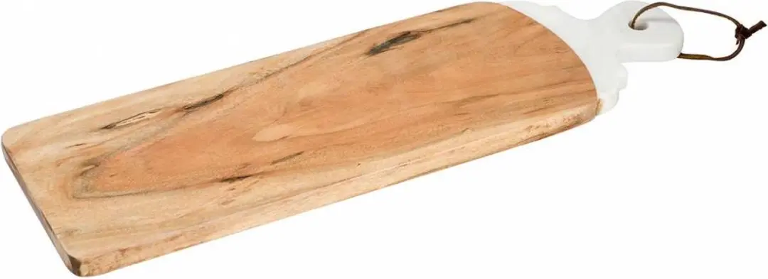 Cosy&Trendy Houten Dienblad Wit Marmer 49x16cm