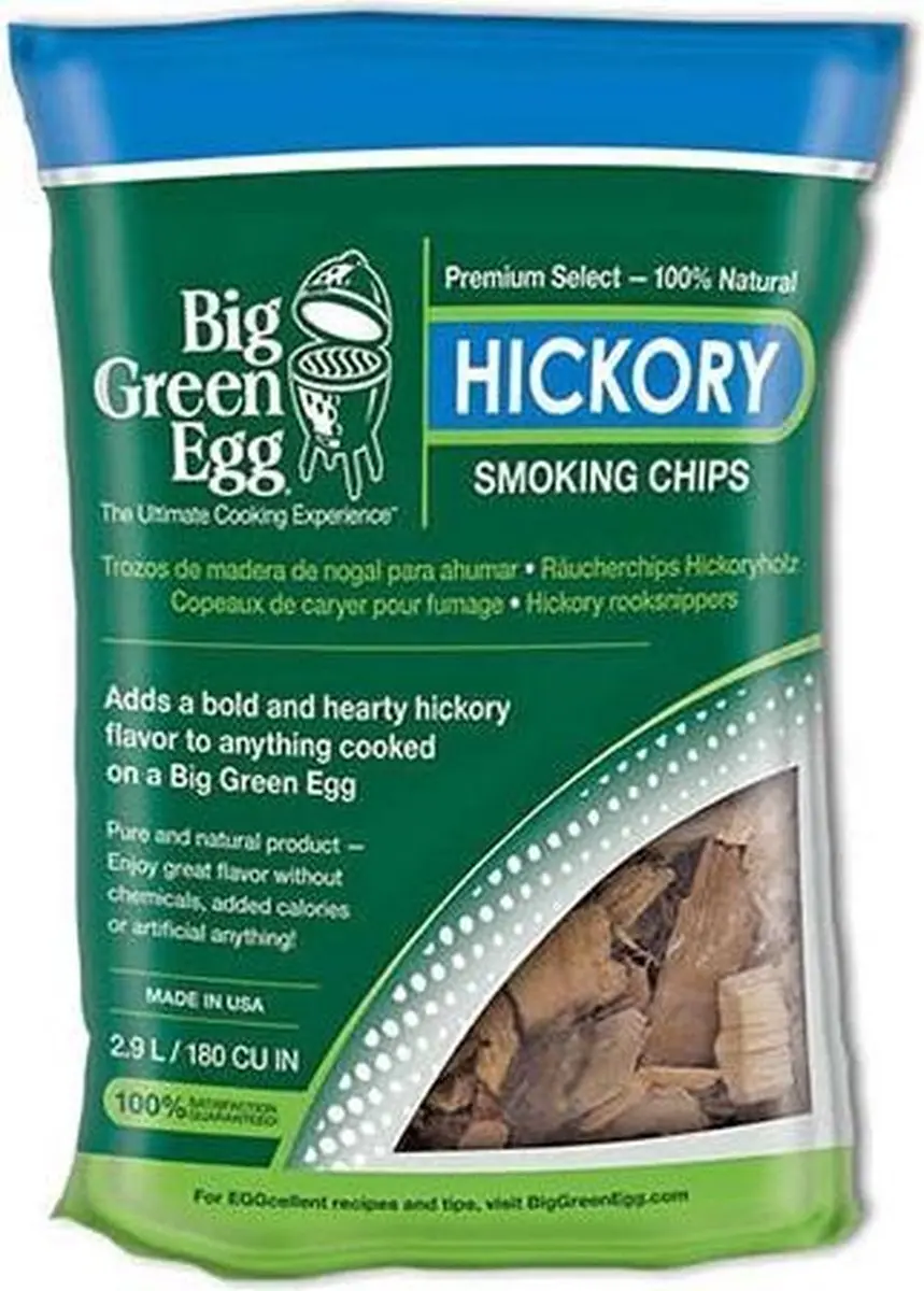 Big Green Egg Rooksnippers Hickory - 1 uur