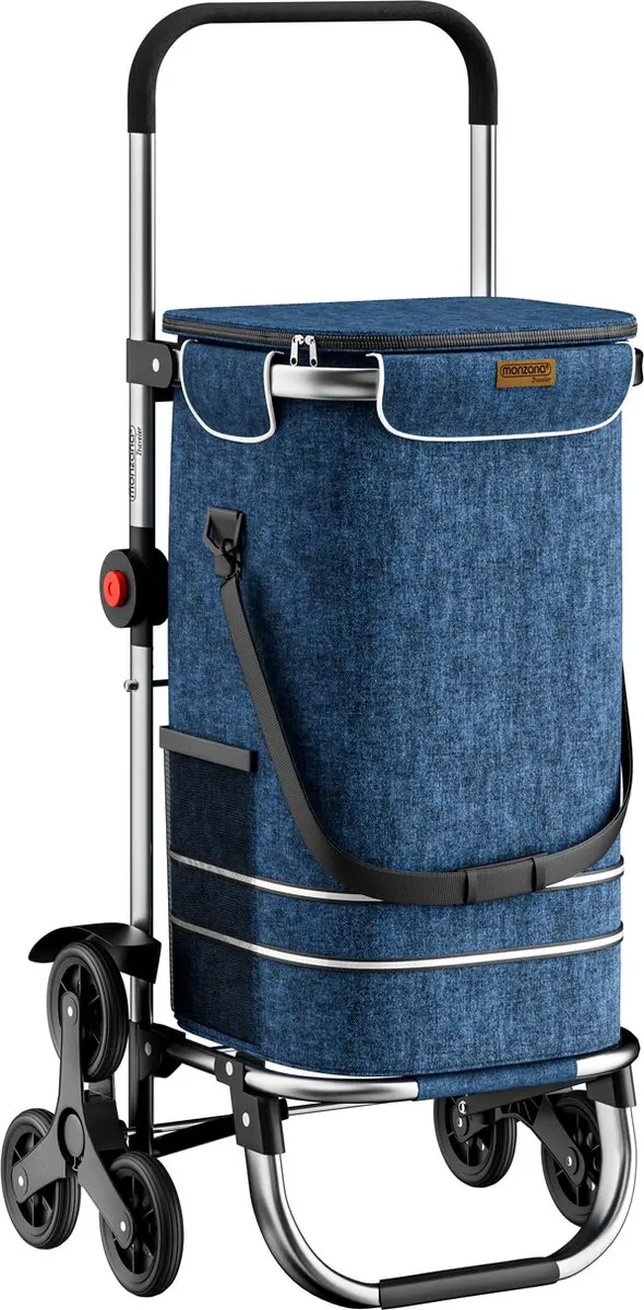 Monzana 2in1 Boodschappentrolley 50kg