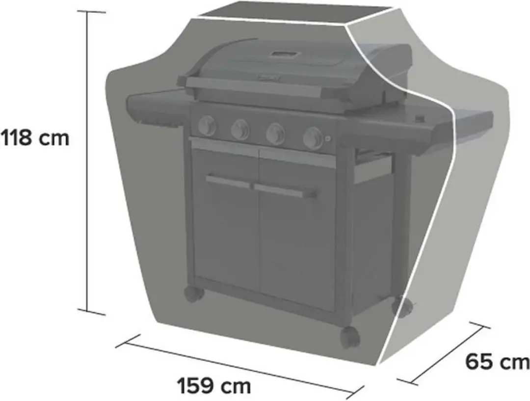 Campingaz Classic Barbecue Hoes XL 4 Branders - Zwart