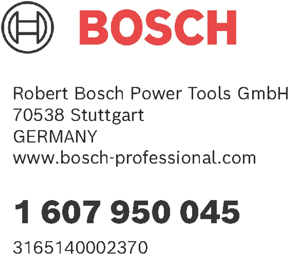 Bosch Reservesleutel S2/D 110mm - 40mm - 6mm