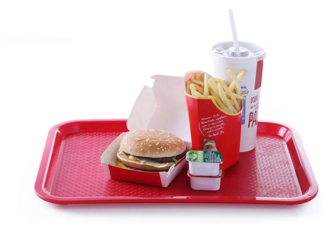 HENDI Fastfood Dienblad 35x45cm - Rood