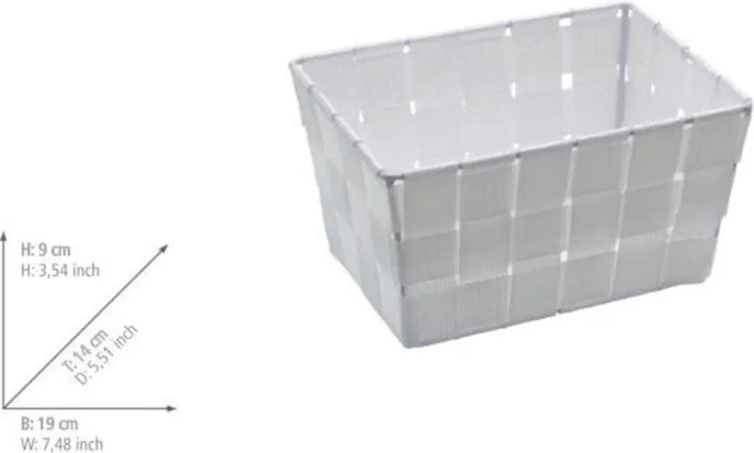 Wenko Adria Mini Opbergmand - 4 Stuks