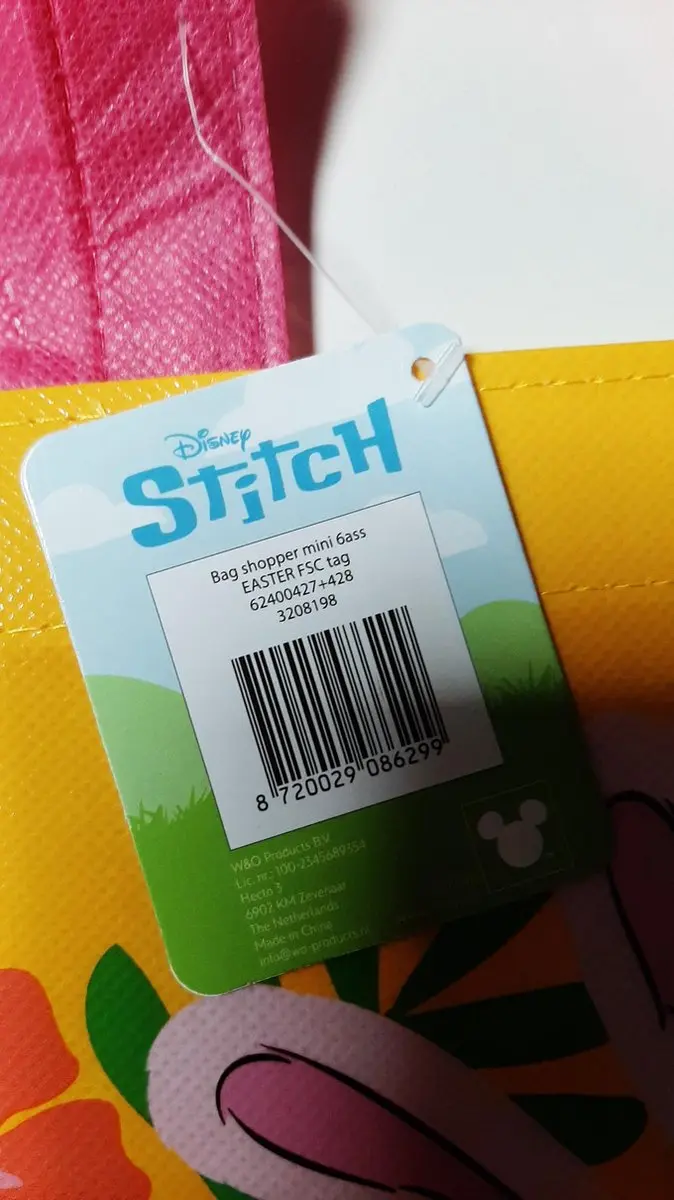 Disney Lilo & Stitch Boodschappentas - Meerkleurig