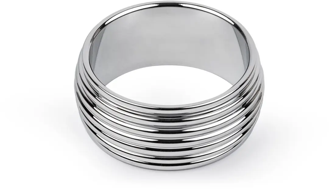 Zilverstad Elana Servetringen Set - 4 Stuks - Zilver - Ø5cm