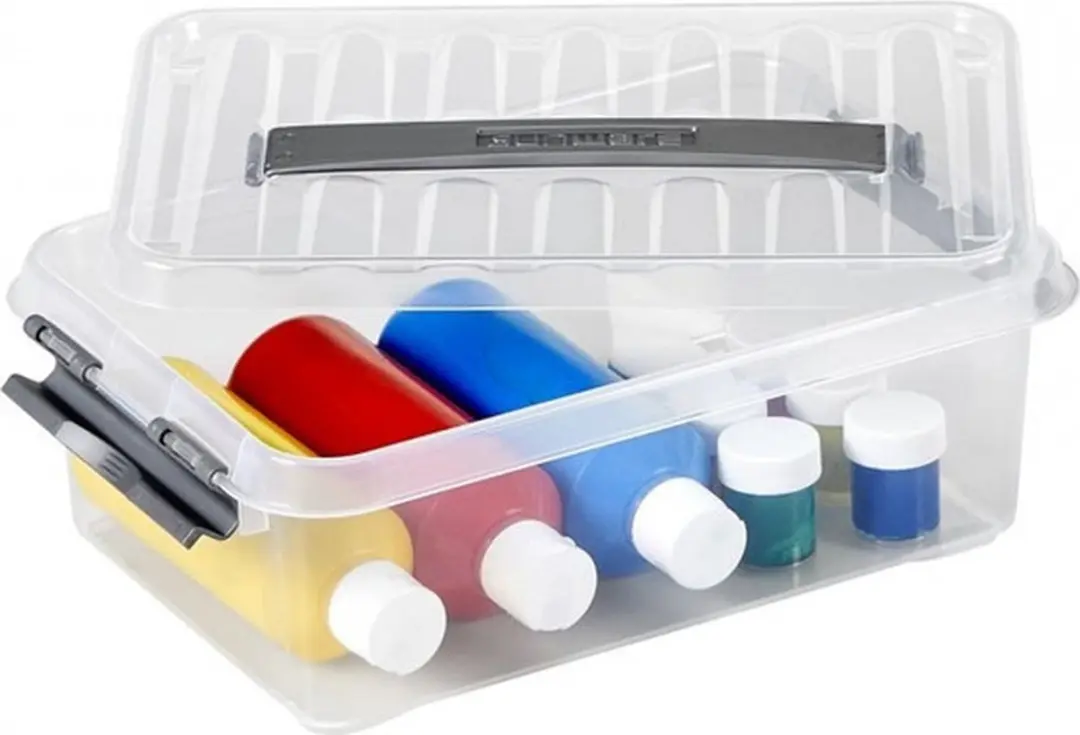 Sunware Q-Line Opbergbox 4L - 2 Stuks - Transparant