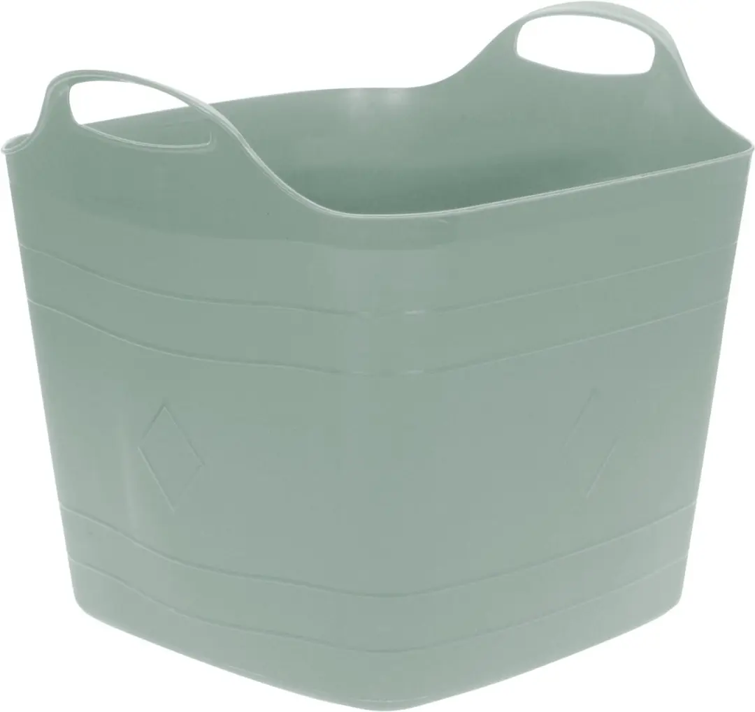 Excellent Houseware Speelgoedmand Salie groen 25L
