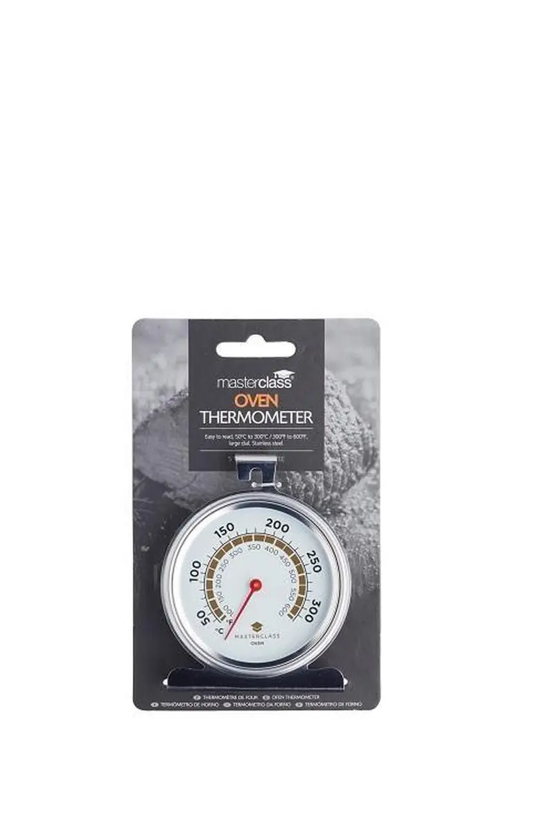 MasterClass Oven Thermometer 50-300°C - Roestvrij Staal