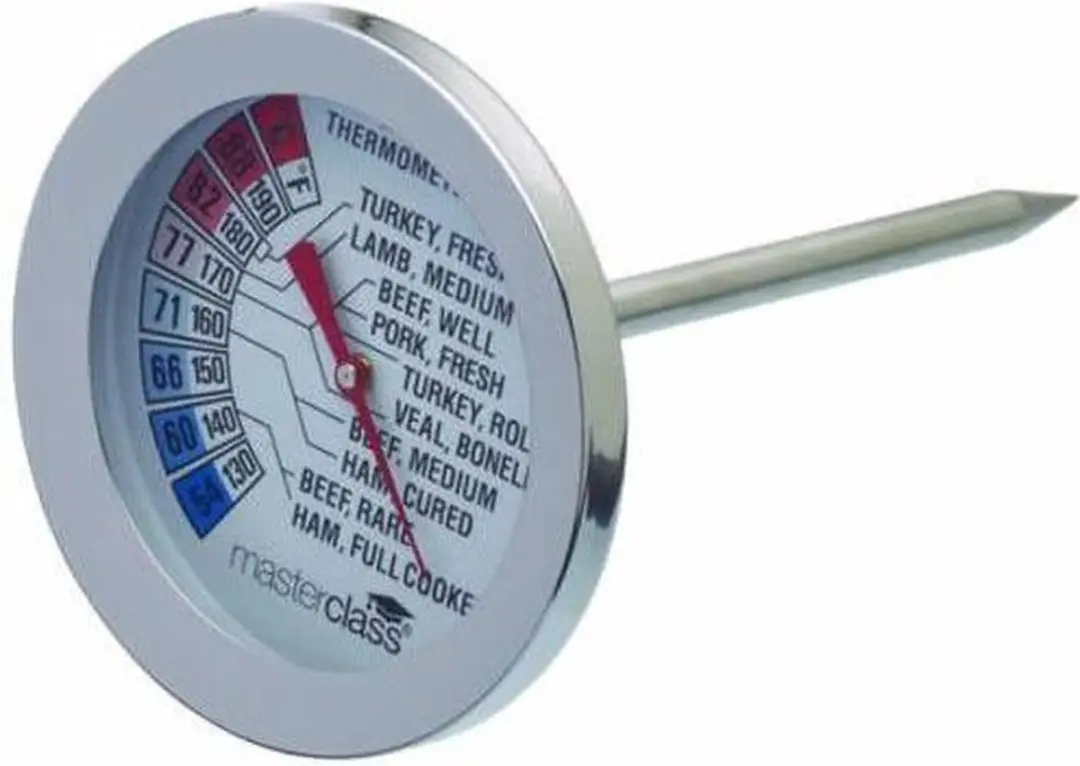 MasterClass Grote Vleesthermometer - Zilver
