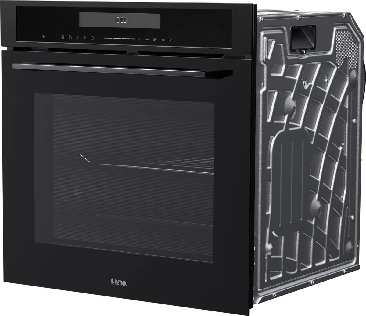 Etna MO670MZ Oven met magnetron - 71L - Matzwart - afbeelding 6 van 6