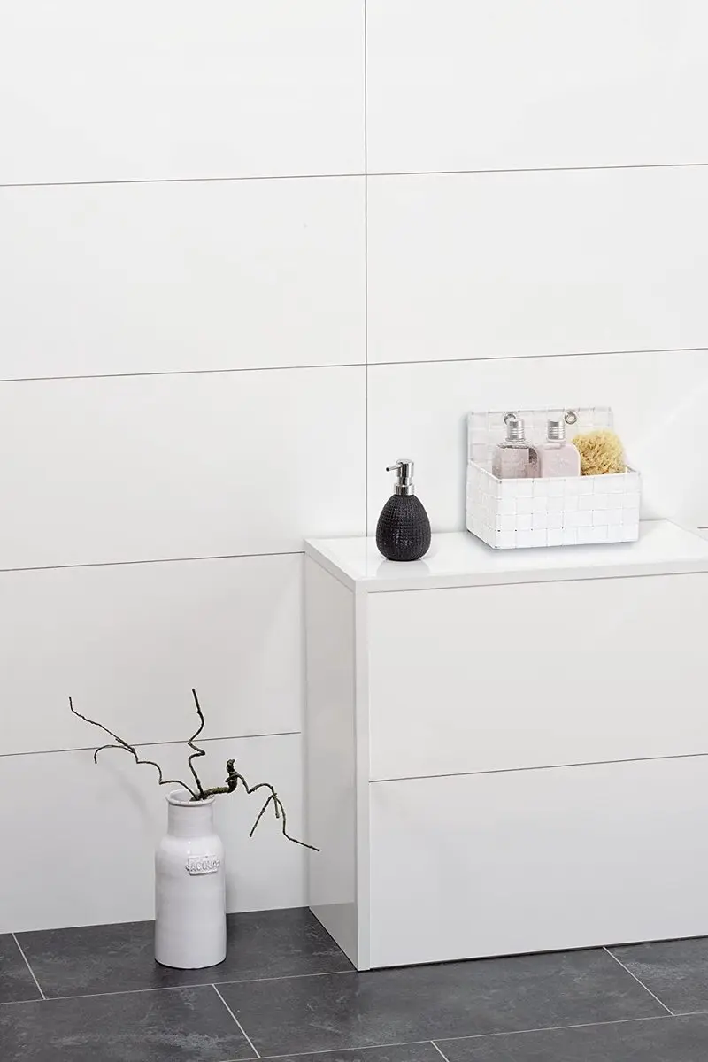 Wenko Adria Opbergmand 5L - 15,5x25x20cm - Wit