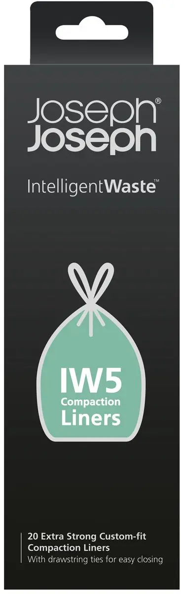 Joseph Joseph IW5 Intelligent Waste Afvalzakken 20L - 20 Stuks - Grijs