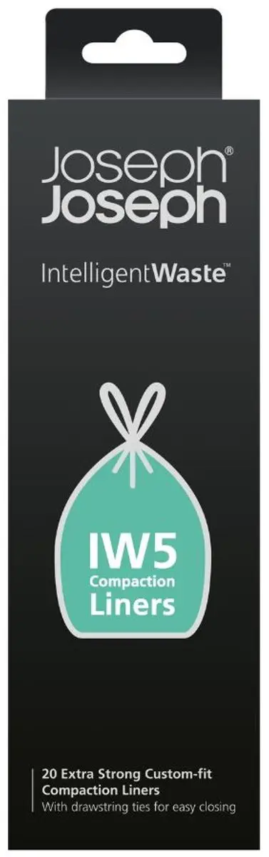 Joseph Joseph IW5 Intelligent Waste Afvalzakken 20L - 20 Stuks - Grijs