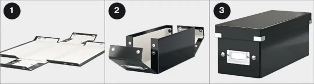 Leitz WOW Click & Store CD/DVD Box Wit - 14,3x35,2cm