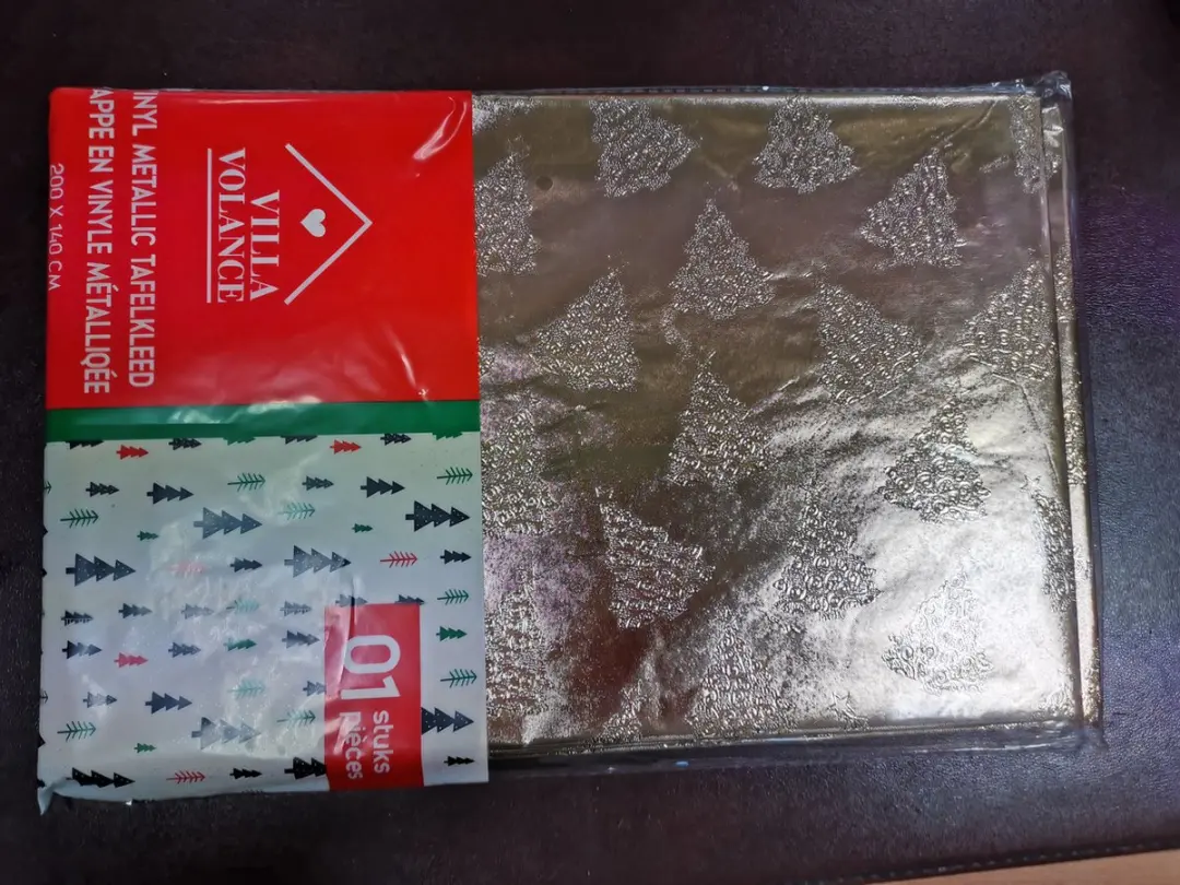 Villa Volance Kersttafelkleed Goud 200x140cm