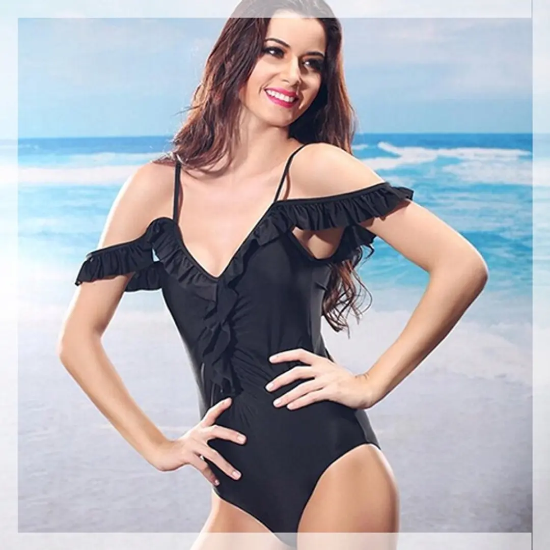 Sapphire Monokini Badpak - Zwart Maat M