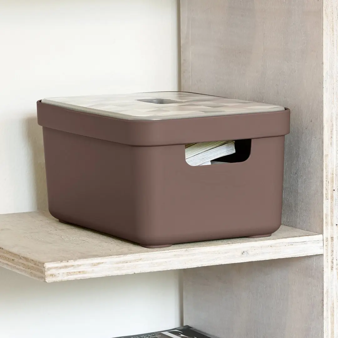 Sunware Sigma Home Opbergbox 5L - Bruin - afbeelding 6 van 6