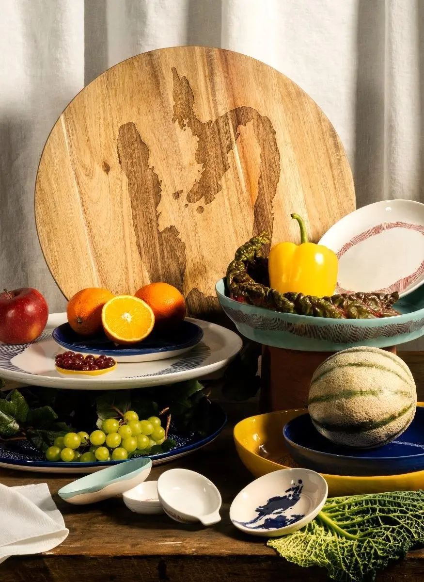 Serax Feast by Ottolenghi Dienblad 35x35cm - Paprika Geel