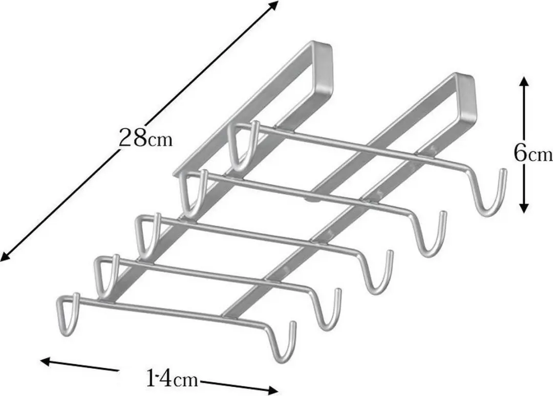 Metaltex Kopjeshouder Mokkenrek - Zilver - afbeelding 5 van 6