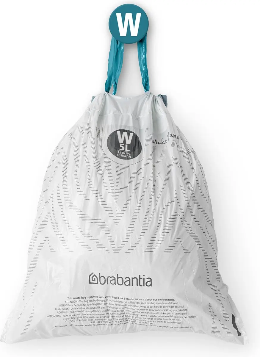 Brabantia PerfectFit Vuilniszakken 5L - 40 Stuks - afbeelding 2 van 6
