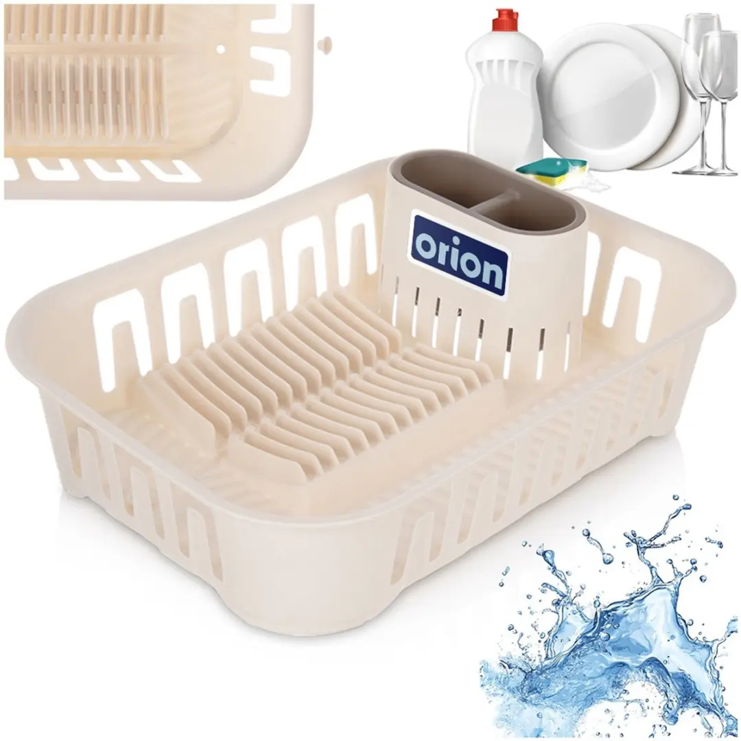 Orion Afdruiprek Crème 39x29x11cm - afbeelding 3 van 4