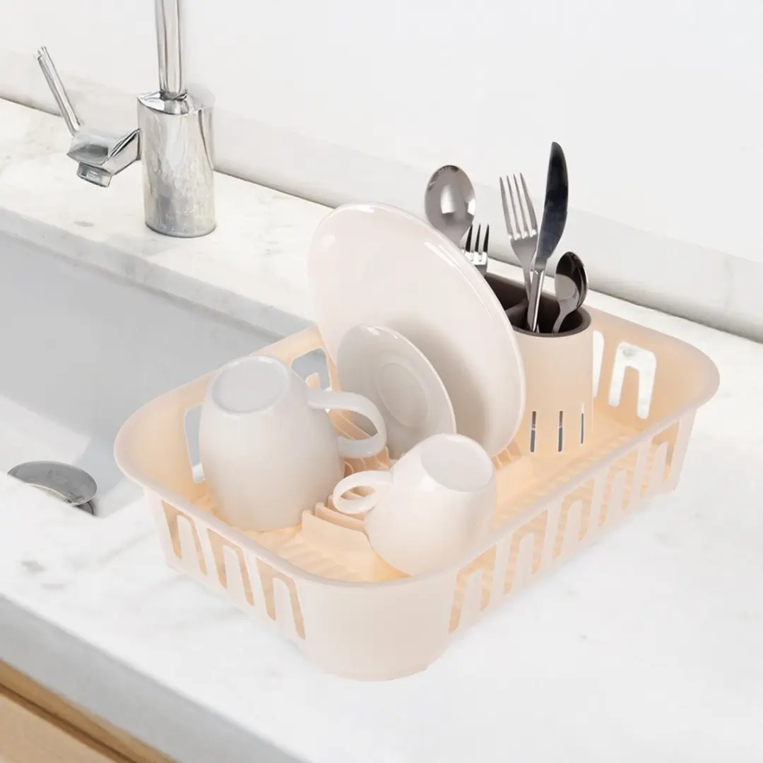 Orion Afdruiprek Crème 39x29x11cm - afbeelding 4 van 4