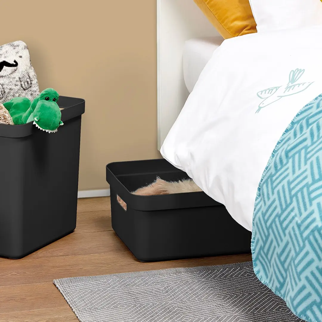 Sunware Sigma Home Opbergbox 24L - Zwart - afbeelding 4 van 6