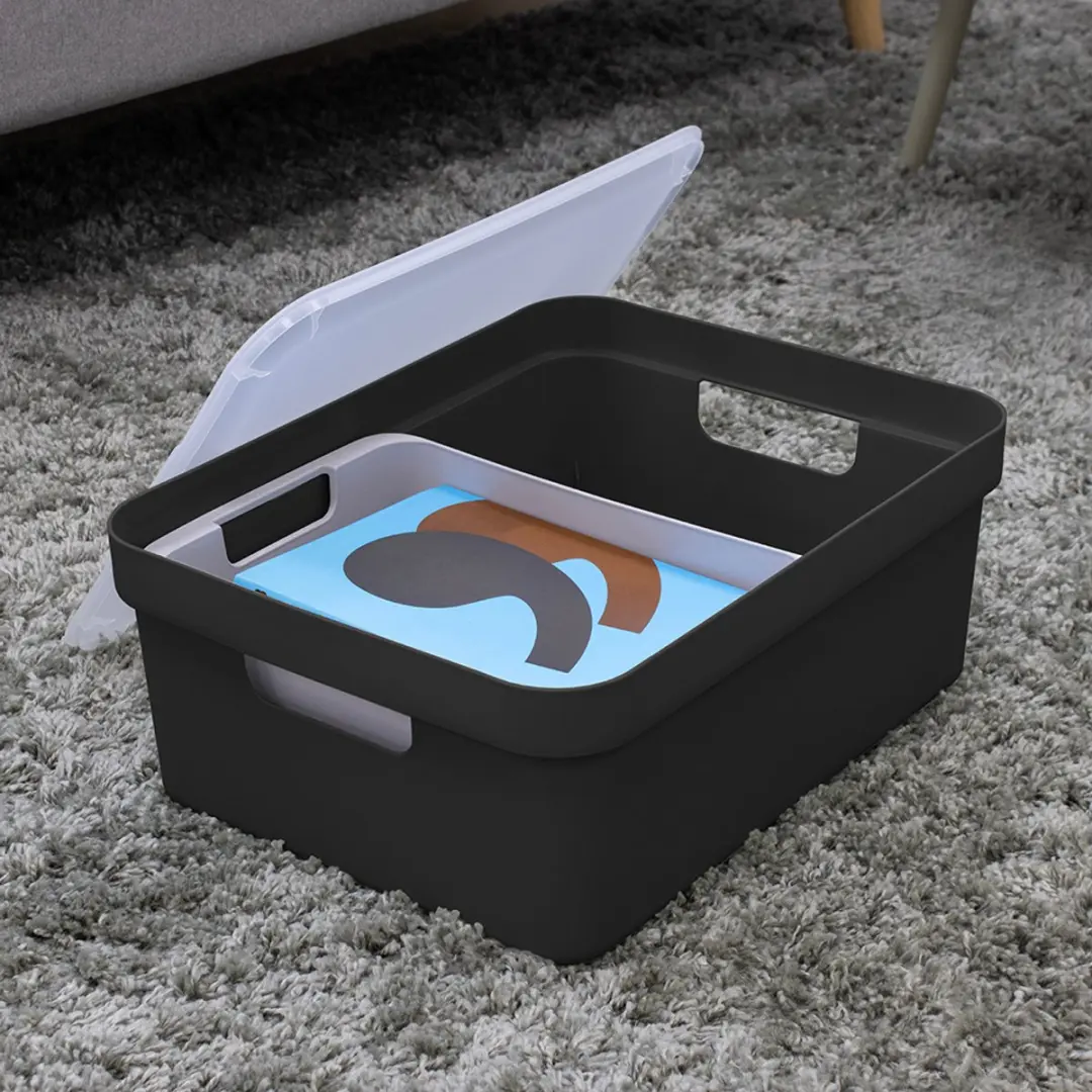 Sunware Sigma Home Opbergbox 24L - Zwart - afbeelding 3 van 6
