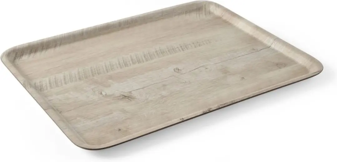 HENDI Melamine Dienblad Licht hout 240x340mm - Houtnerf