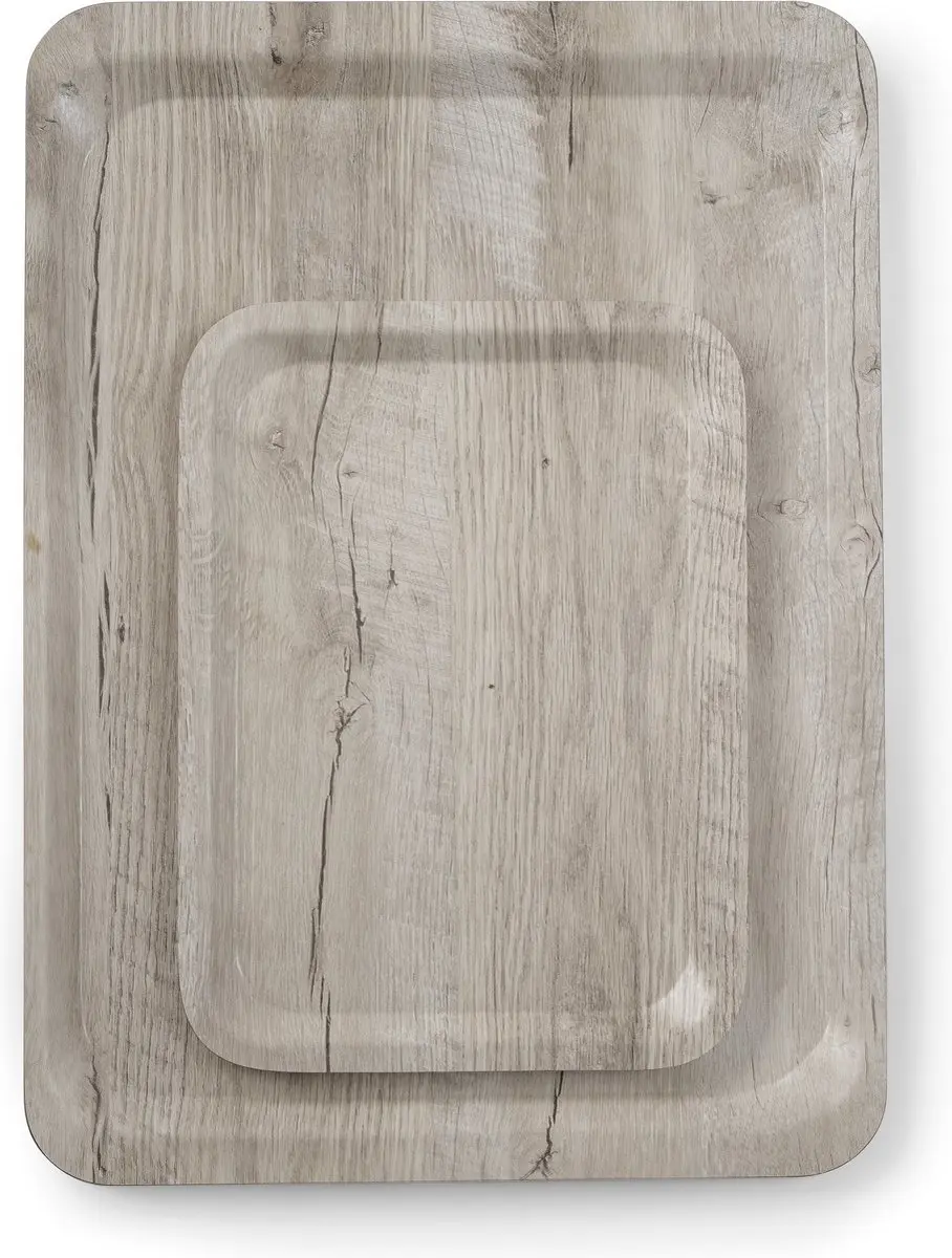 HENDI Melamine Dienblad Licht hout 240x340mm - Houtnerf