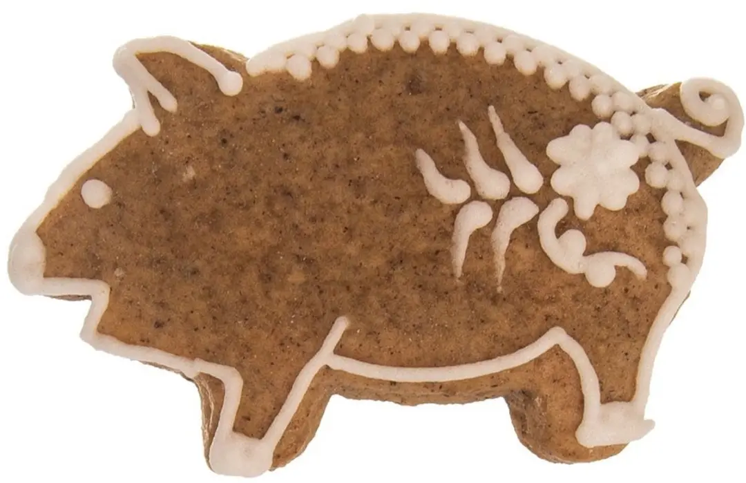 Orion Koekjesvorm Varken 7cm - Zilver