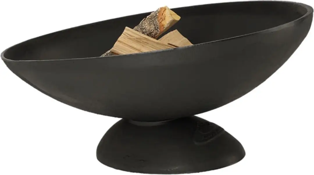 Esschert Design Ovaal Vuurschaal Gietijzer - Zwart - afbeelding 6 van 6