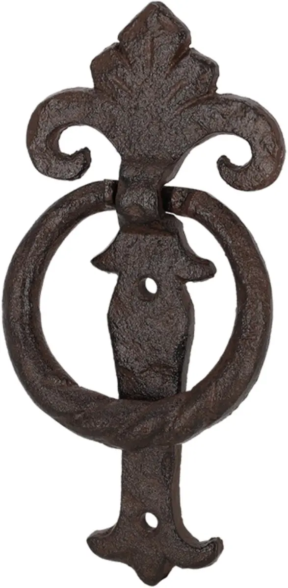 Esschert Design Deurklopper Klassiek Franse Lelie - 16cm