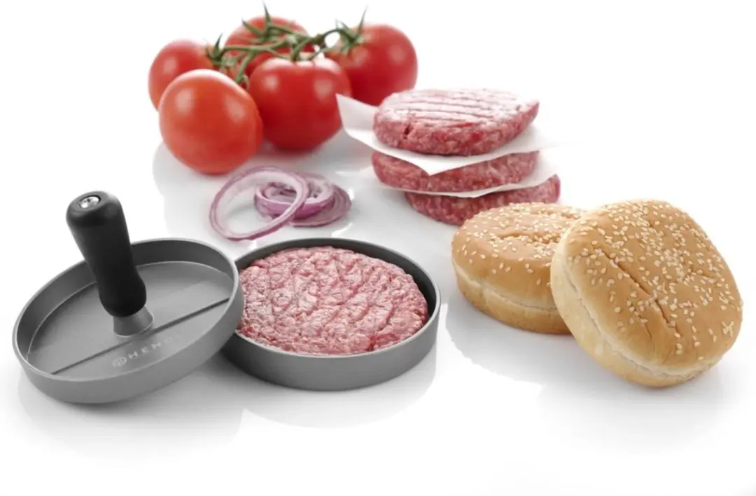 Hendi Hamburgerpers Ø115mm - Aluminium