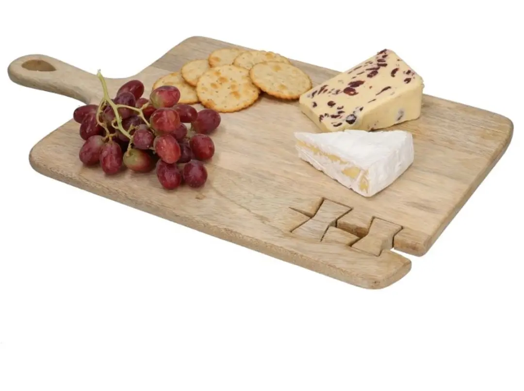 KitchenCraft Serenity Serveerplank 27.5x50cm - Bruin