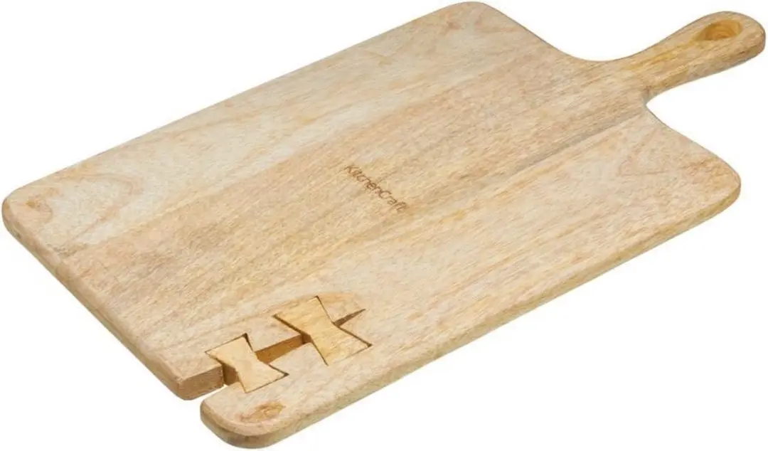 KitchenCraft Serenity Serveerplank 27.5x50cm - Bruin
