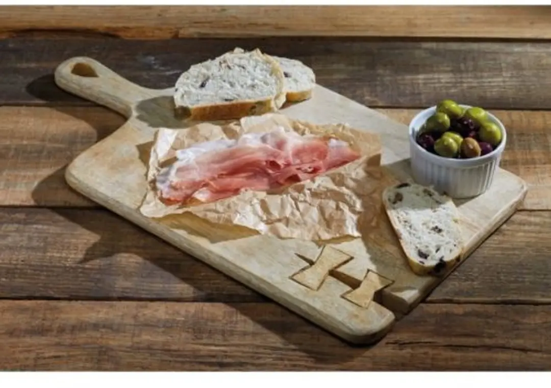KitchenCraft Serenity Serveerplank 27.5x50cm - Bruin