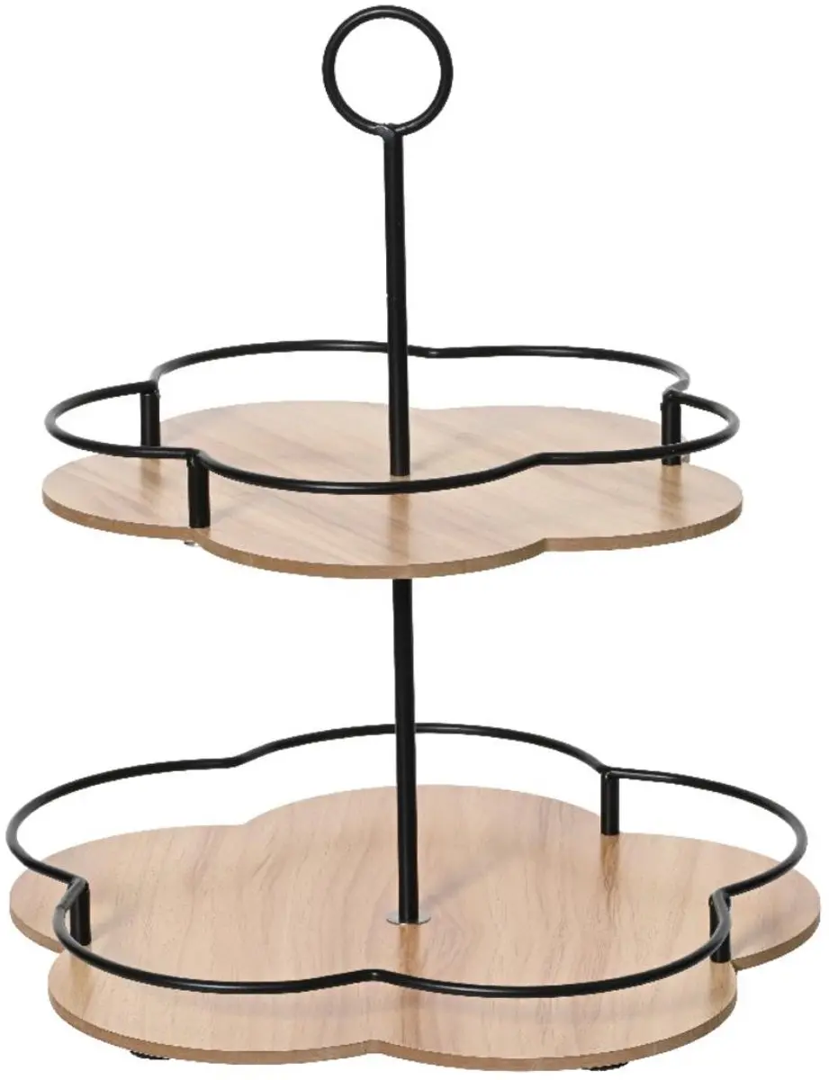 Decoris Bamboe Etagère Meerkleurig