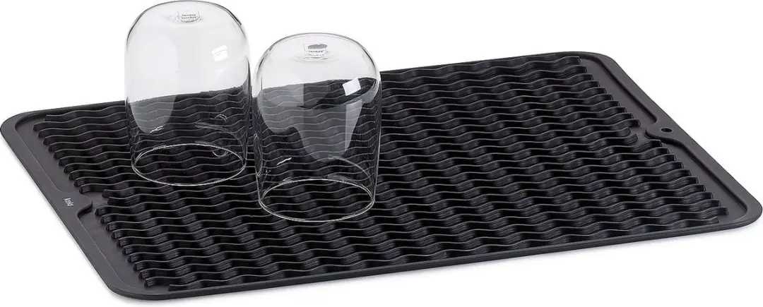Kela Rena Afdruipmat Siliconen 40x30cm - Zwart