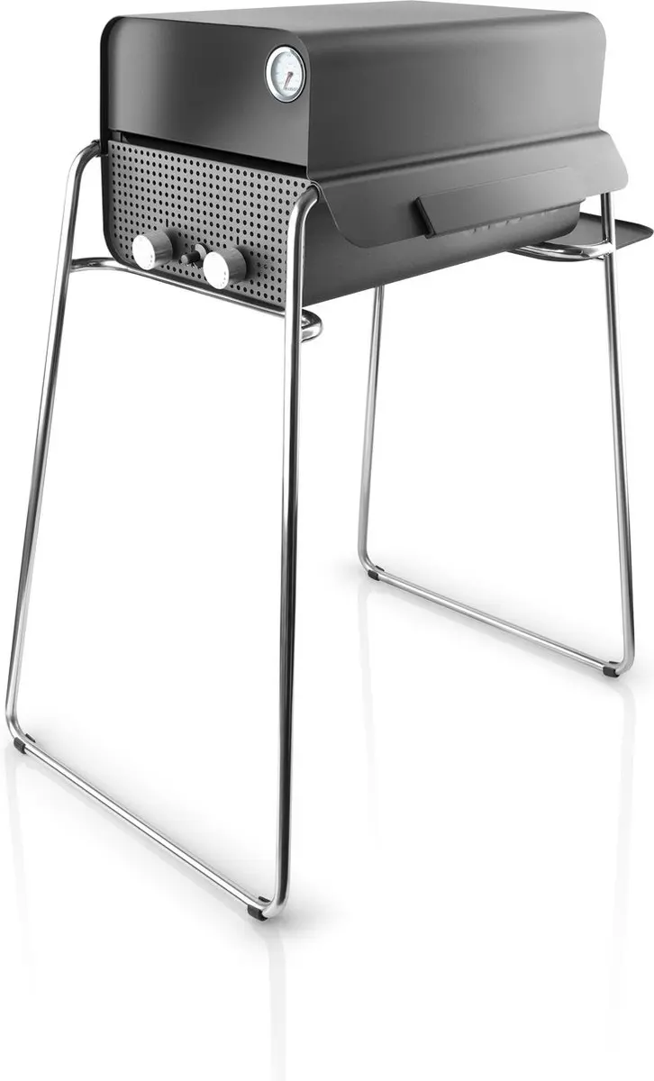 Eva Solo Box Gas Barbecue Onderstel met Zijtafel - Zilver